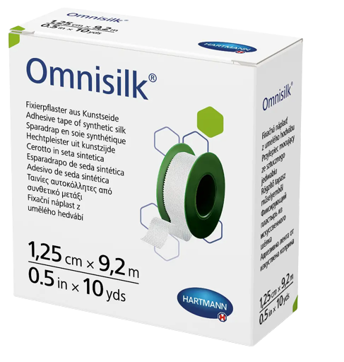 Пластир фіксуючий зі штучного шовку Omnisilk® 1,25 см х 9,2 м 1шт